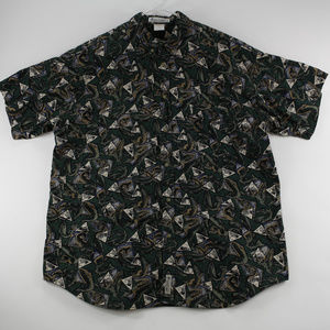 Columbia Mens Shirt XL Button Down Short Sleeve